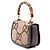 Borsa a mano Gucci Beige Small Jumbo GG Canvas Web Bamboo 1947 con manico superiore - vista 2