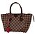 Louis Vuitton Caissa Tote PM Handtasche Rot Fuschia Damier ebene