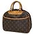 Borsa Louis Vuitton Trouville Marrone