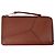 Monedero largo de piel Puzzle de Loewe Castaño