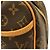 Borsa Louis Vuitton Monogram Trouville Marrone - vista 6