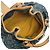 Borsa a mano Louis Vuitton Monogram Denim Pleaty Blu - vista 9