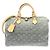 Borsa a tracolla Louis Vuitton Monogram Denim Speedy Soft Marrone