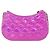 Borsa a tracolla Chanel AP3691 in pelle di capra rosa - vista 2