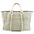 Borsa Chanel Deauville Line 66941 Bianco Cachi - vista 2