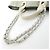 Borsa Chanel Deauville Line 66941 Bianco Cachi - vista 5