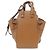 Mini Borsa a Tracolla Loewe Hammock con Coulisse Marrone - vista 2