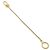Louis Vuitton Chaine Ancre M58021 Keyring D'oro