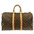 Borsa Boston Louis Vuitton Monogram Keepall 45cm Marrone