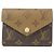Louis Vuitton Monogram Reverse Portefeuille Victorine Wallet Marrone