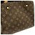 Borsa Louis Vuitton Monogram Montaigne MM Marrone - vista 5