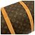 Borsa Boston Louis Vuitton Monogram Keepall Bandoulière 60cm Marrone - vista 2