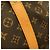 Borsa Boston Louis Vuitton Monogram Keepall Bandoulière 60cm Marrone - vista 3