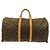 Borsa Boston Louis Vuitton Monogram Keepall 55cm Marrone