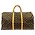 Borsa Boston Louis Vuitton Monogram Keepall 50cm Marrone