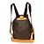 Louis Vuitton Vintage Montsouris Monogram Canvas GM Marron - vue 2