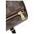 Borsa Louis Vuitton Damier Papillon Marrone - vista 4