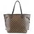 Borsa Louis Vuitton Damier Neverfull MM Marrone