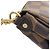 Borsa a tracolla Louis Vuitton Damier Eva Marrone - vista 4