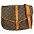 Louis Vuitton Saumur Monogram 35 Marrone