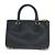 Borsa a mano Prada in pelle Saffiano nera Nero - vista 2