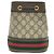Borsa a tracolla Gucci Ophidia Marrone Beige - vista 2
