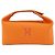 Hermès Borsa pouch Hermes Bride à Black PM 103222M Rosso Arancione