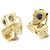 Orecchini a clip Louis Vuitton M68178 Blu D'oro - vista 2