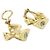 Orecchini a clip Louis Vuitton M68178 Blu D'oro - vista 3