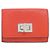 Fendi Peekaboo Tri-Fold Geldbörse Rot