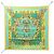 Hermès Hermes Astres et Soleils Carre Scarf Muffler Brown Multiple colors Green Yellow