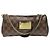 BORSA A MANO LOUIS VUITTON EVA POCHETTE TOILE DAMIER EBONY N55213 BAG Marrone