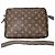 Borsa Messenger Louis Vuitton Monogram Outdoor Blue Marrone - vista 2