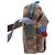 Borsa Messenger Louis Vuitton Monogram Outdoor Blue Marrone - vista 9
