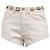 Pantalones cortos Mini Alanui Ocean Dream en algodón blanco Crudo