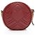Borsa a tracolla mini rotonda GG Marmont in pelle matelassé Gucci Rosso - vista 3