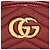 Borsa a tracolla mini rotonda GG Marmont in pelle matelassé Gucci Rosso - vista 9