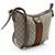 Borsa a tracolla media Gucci GG Supreme Ophidia Marrone Beige - vista 2