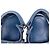 Sandali Slingback Gucci Moritz GG in denim blu in cotone - vista 10
