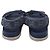 Sandali Slingback Gucci Moritz GG in denim blu in cotone - vista 5