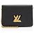 Louis Vuitton Twist Gürtel-Chain-Wallet aus Epi-Leder Schwarz