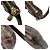 Louis Vuitton Damier Ebene Bloomsbury PM Messenger Crossbody Marrone - vista 6