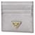 Prada Saffiano Triangle Kartenetui Silber Metallisch - Ansicht 4