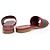 Sandali slide Gucci con logo ricamato e banda Web - Size 9 / 39 Rosso - vista 3