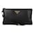 Pochette Prada in pelle nera Nero