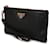 Pochette Prada in pelle nera Nero - vista 3