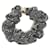 Céline Jacquard-Scrunchie aus Baumwolle Polyester Polyamid Blau  - Ansicht 1