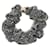 Céline Jacquard-Scrunchie aus Baumwolle Polyester Polyamid Blau  - Ansicht 2