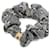 Céline Jacquard-Scrunchie aus Baumwolle Polyester Polyamid Blau  - Ansicht 3