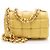 Borsa a tracolla Maxi Cassette con catena in nappa Bottega Veneta Giallo